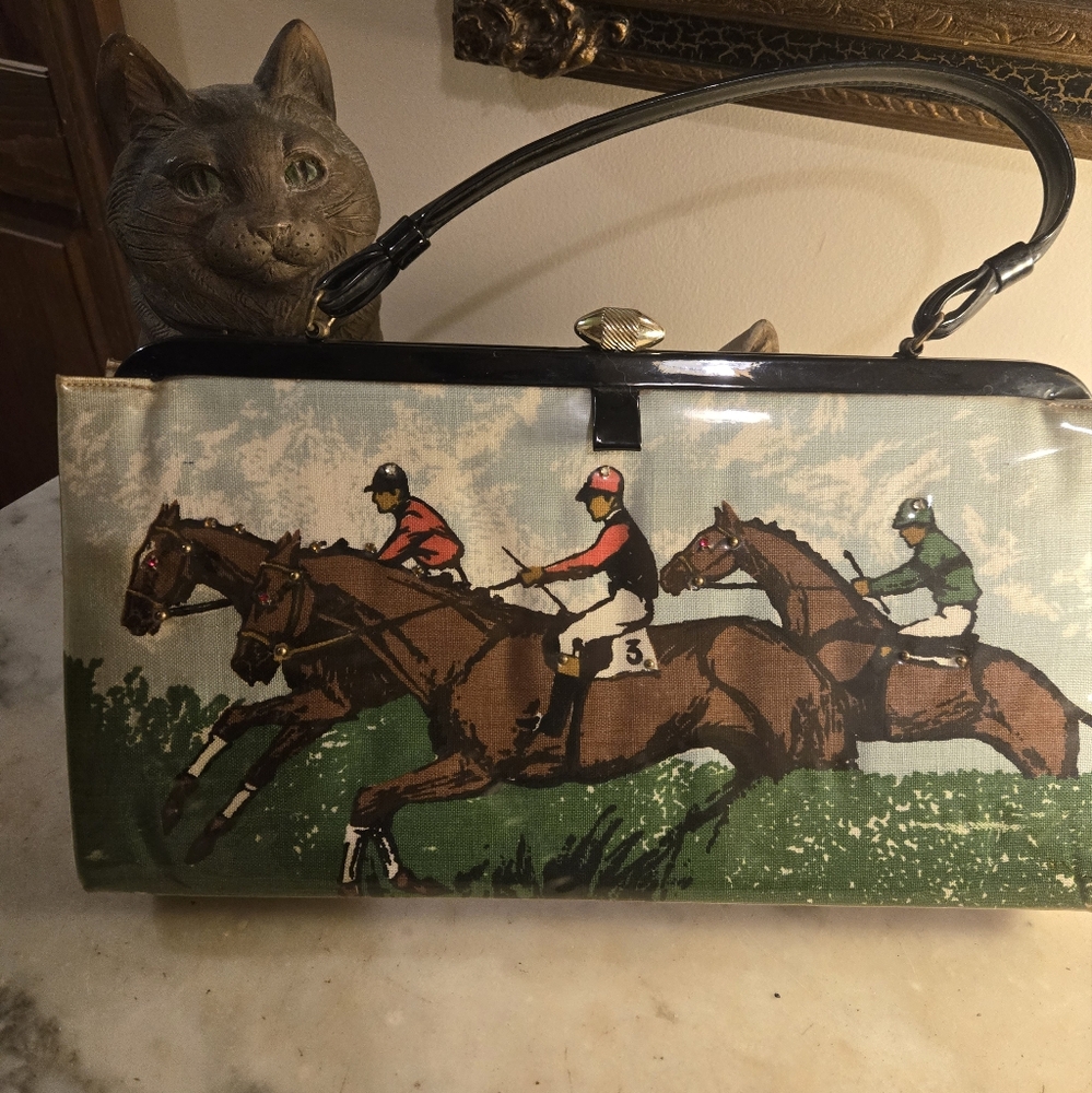 Vintage linen purse.